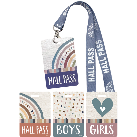 Everyone is Welcome Hall Pass Lanyard