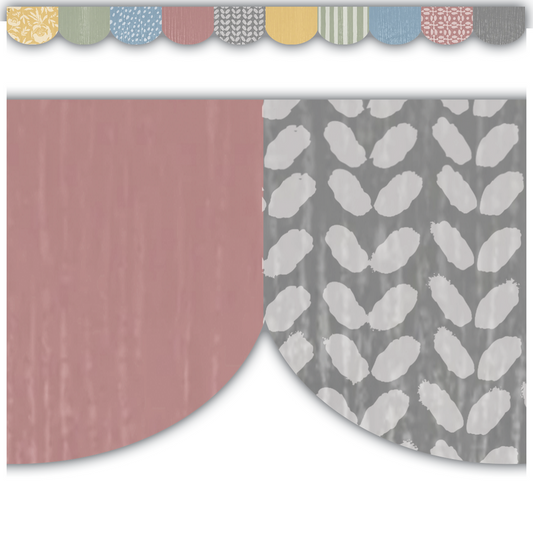 Classroom Cottage Scalloped Die-Cut Border