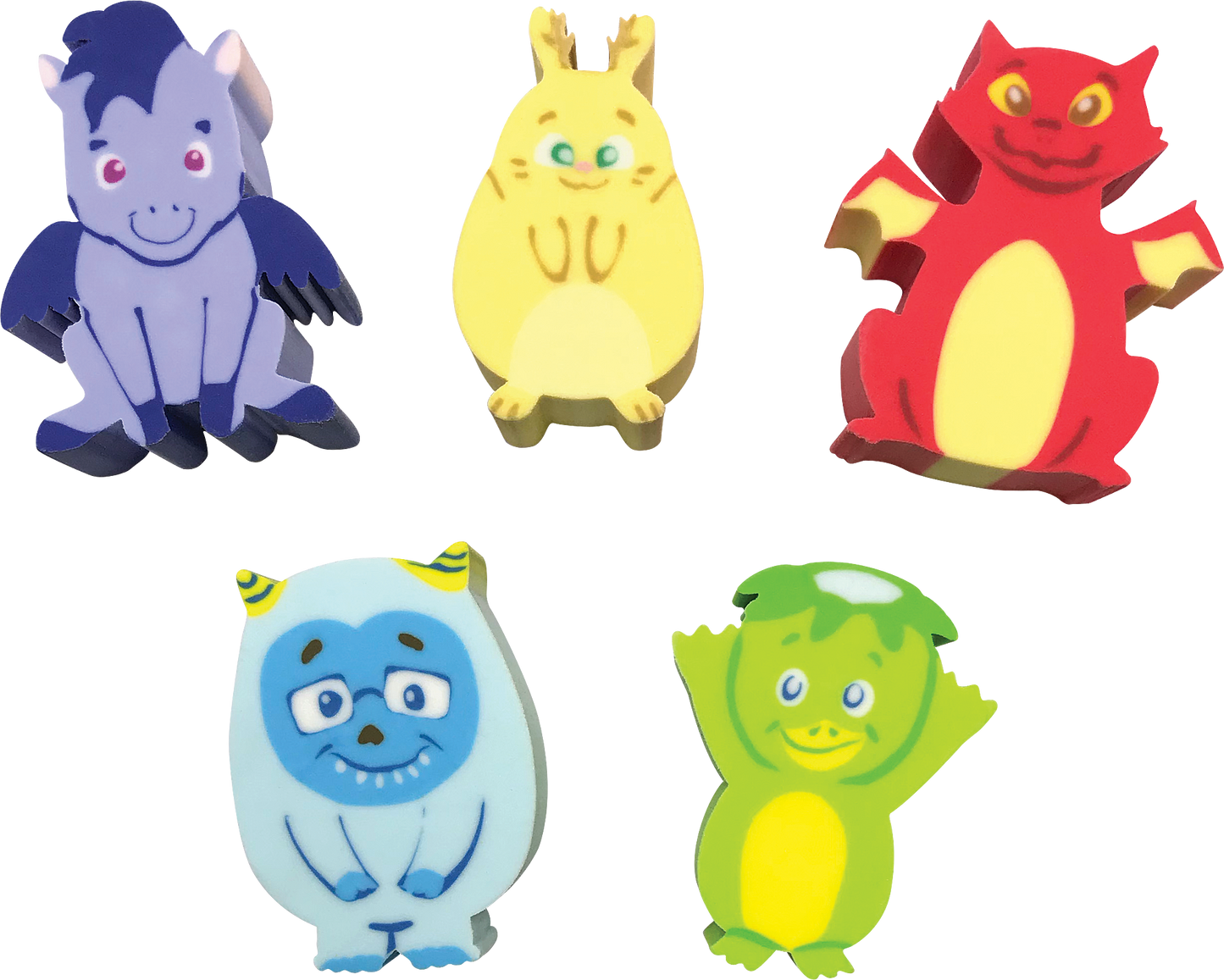 Whatsits™ Collectable Erasers Mystery Packs: Fantasy Friends