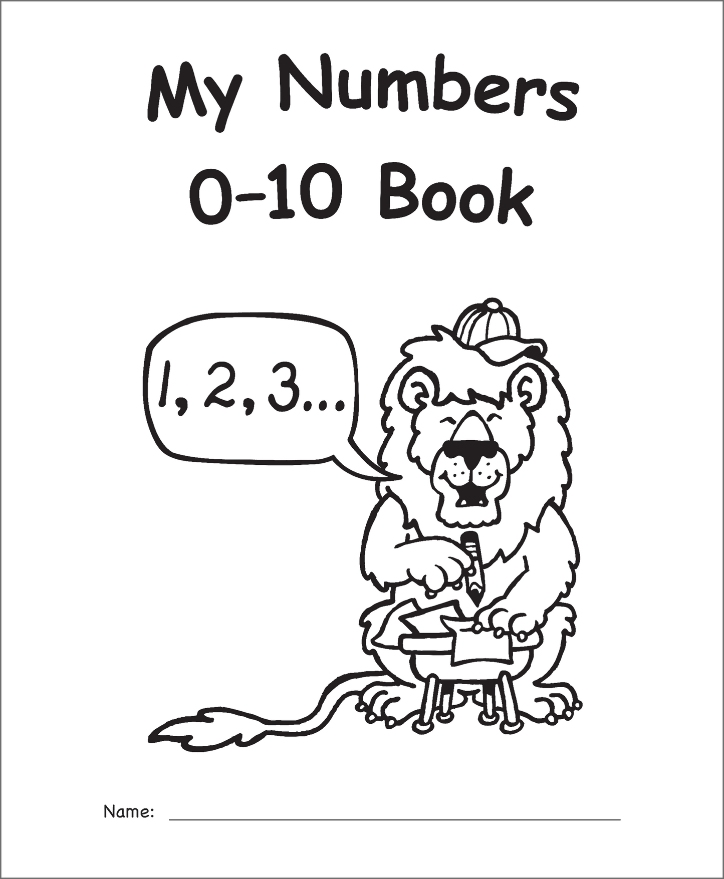 My Own Books: My Numbers 0–10 Book