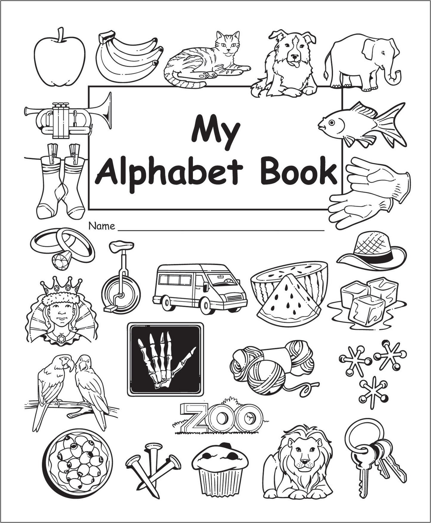 My Own Books: My Alphabet Book