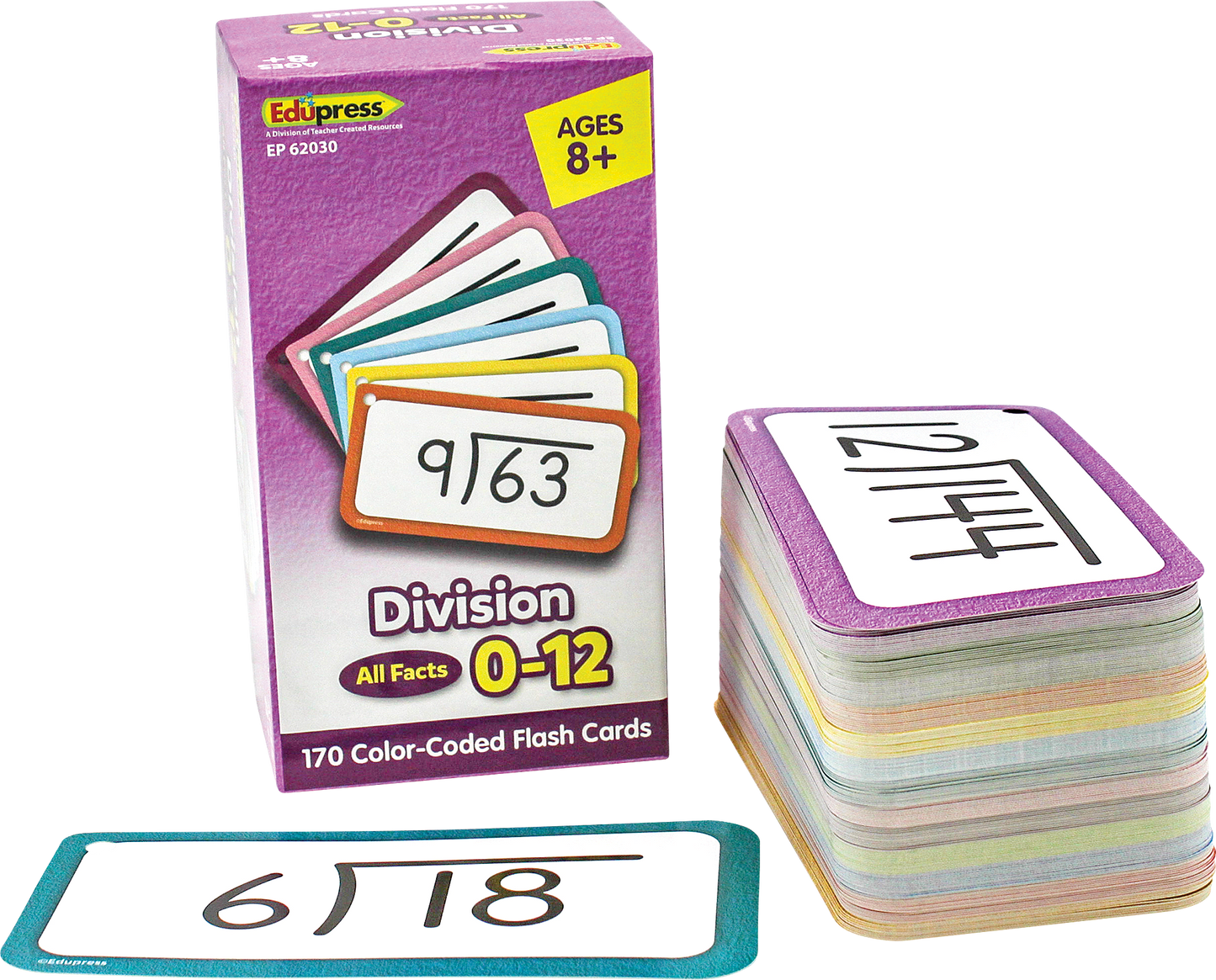 Division Flash Cards - All Facts 0-“12