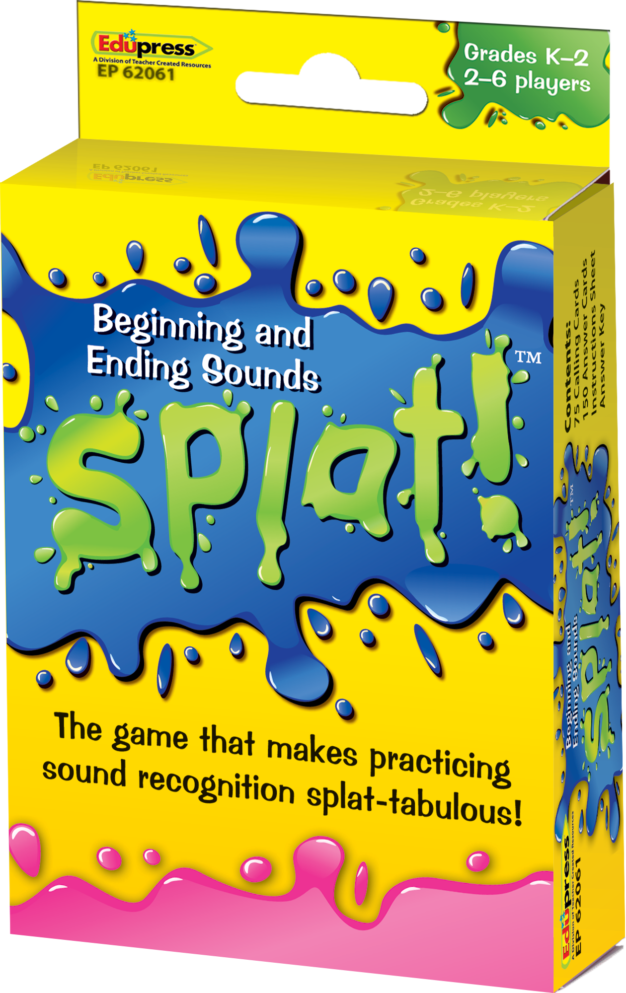 Splat Game: Beginning and Ending Sounds – McGregor's Teacher Supplies