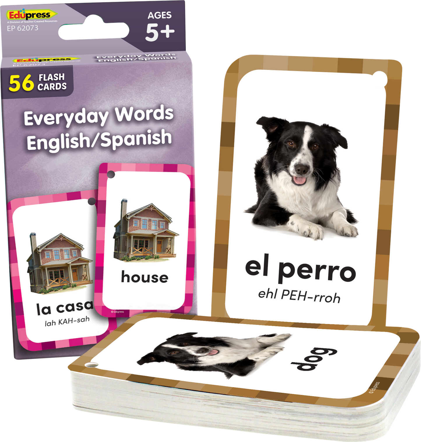Everyday Words English/Spanish Flash Cards