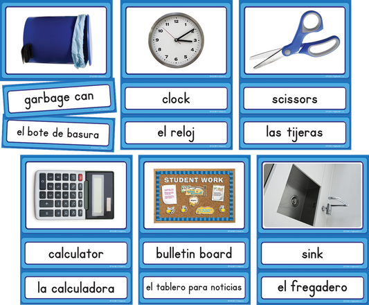 Spanish/English Classroom Labels Accents
