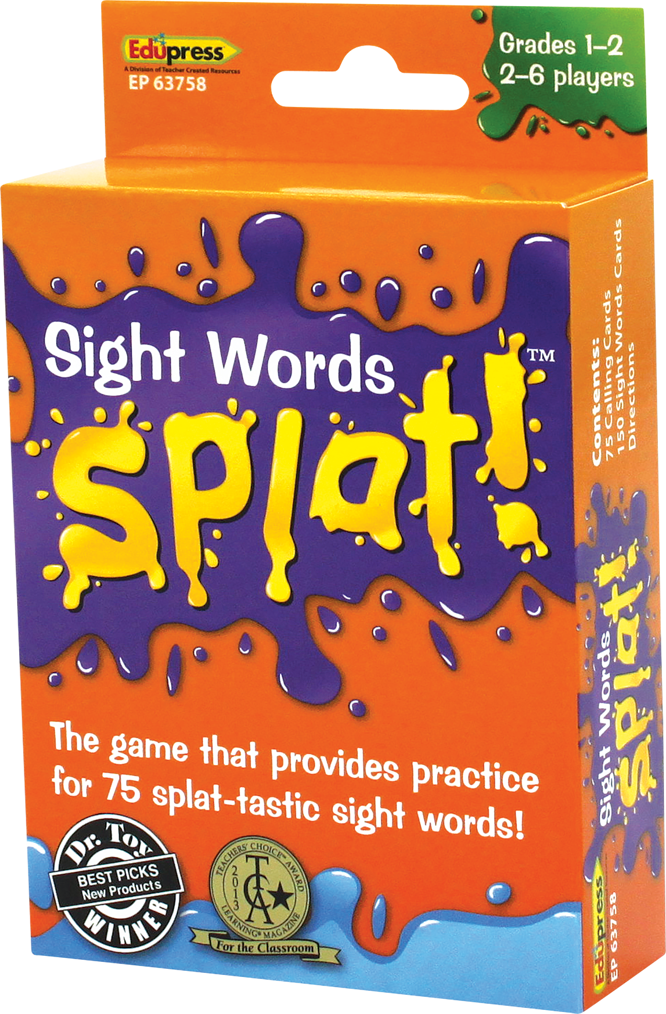 Splat™ Game: Sight Words (Gr. 1–2)