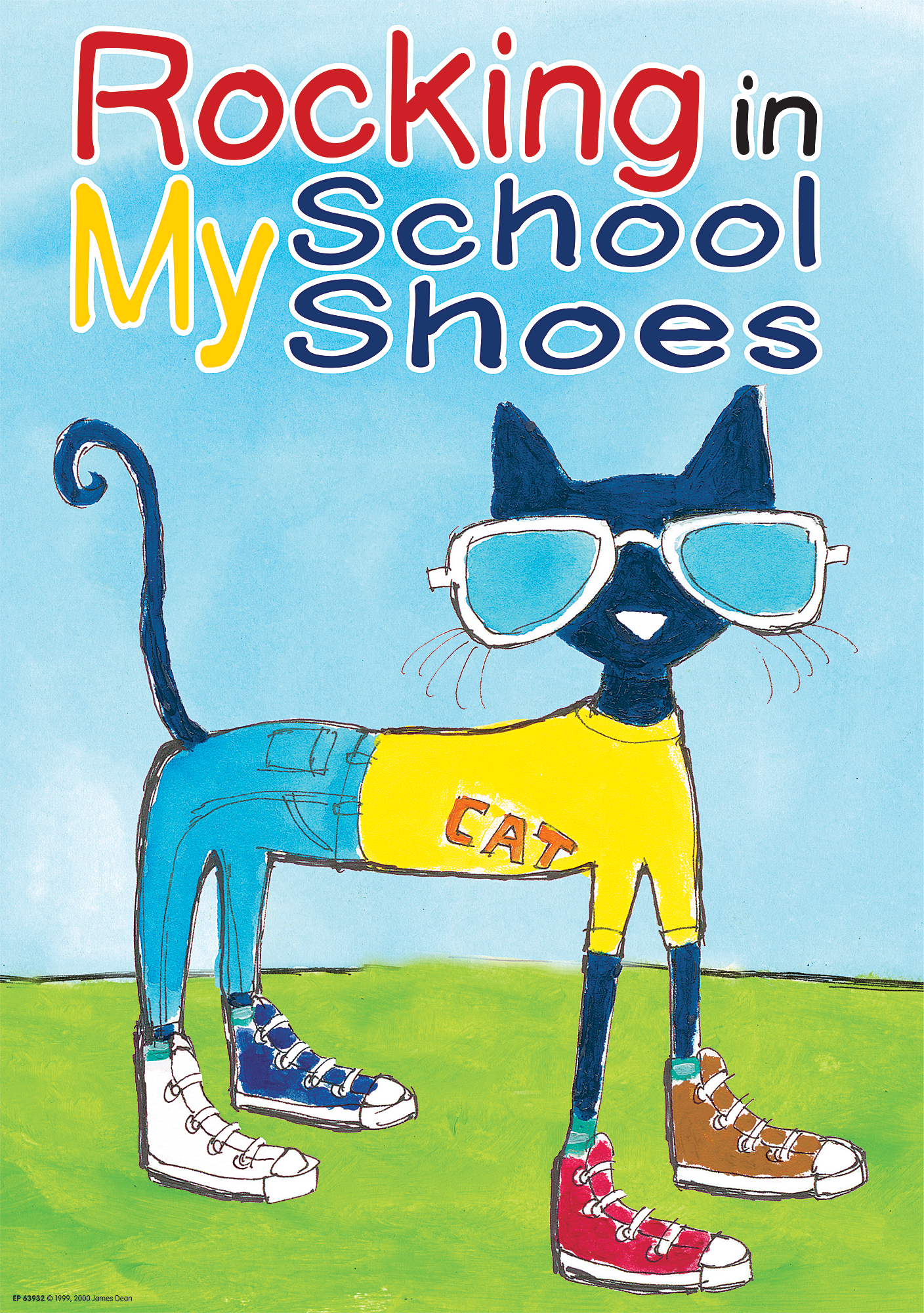 Pete the Cat® Rocking in My School Shoes Positive Poster