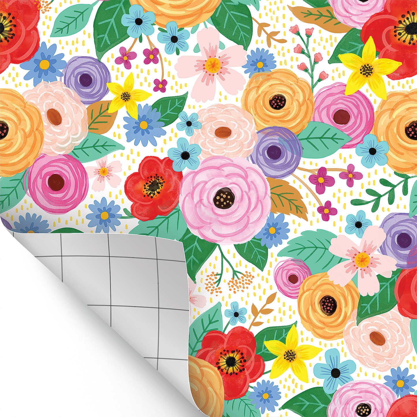 Wildflowers Peel and Stick Decorative Paper