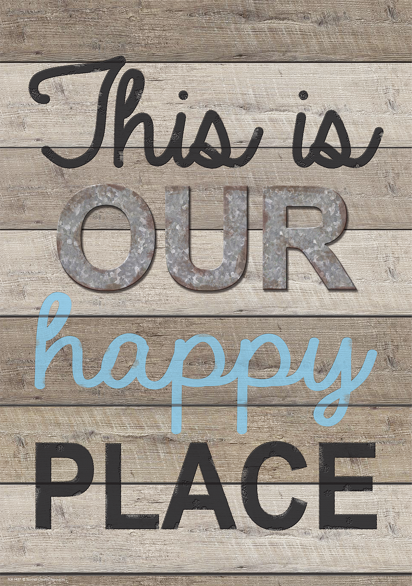 This Is Our Happy Place Positive Poster