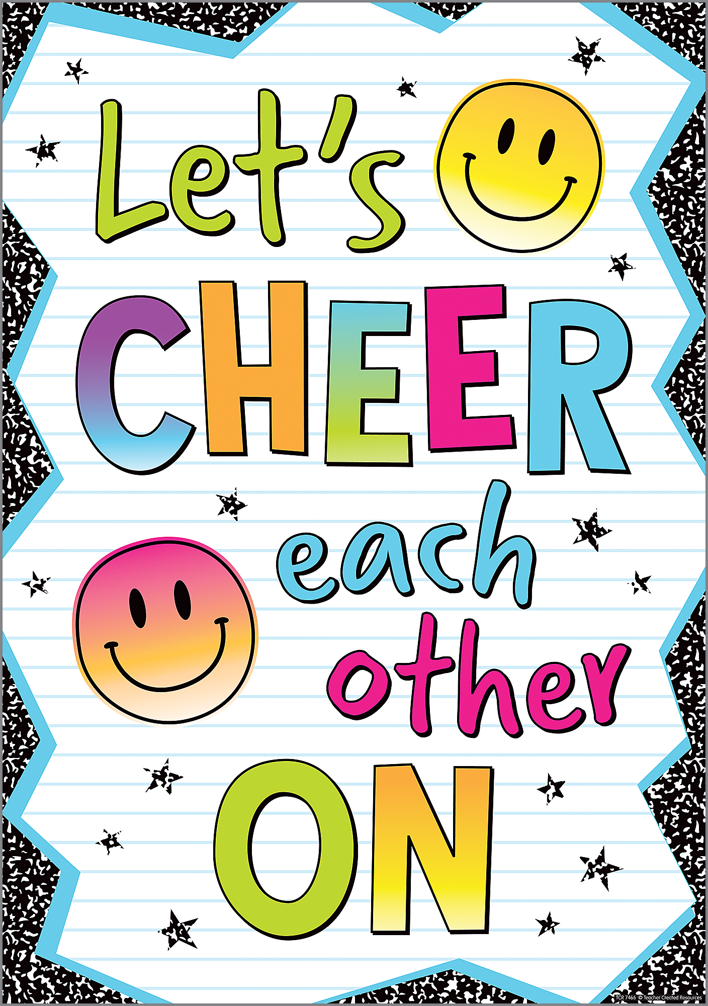 Let’s Cheer Each Other On Positive Poster