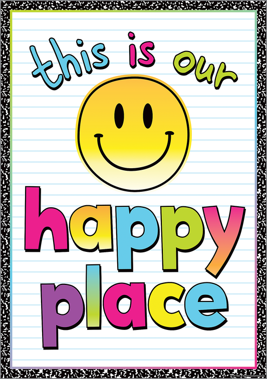 Happy Place Positive Poster