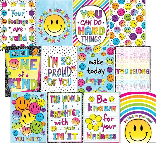 Brights 4Ever Positive Sayings Small Poster Pack