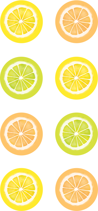 Lemon Zest Mini Stickers
