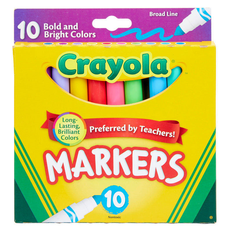 10CT BOLD & BRIGHT MARKERS