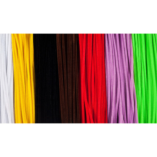Charles Leonard Chenille Stems 6" Assorted Colors, 100 Per Bag Charles Leonard Chenille Stems 6" Assorted Colors, 100 Per Bag