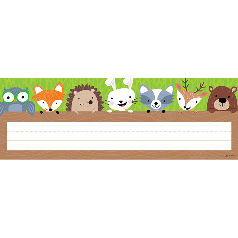 NAME PLATES WOODLAND FRIENDS
