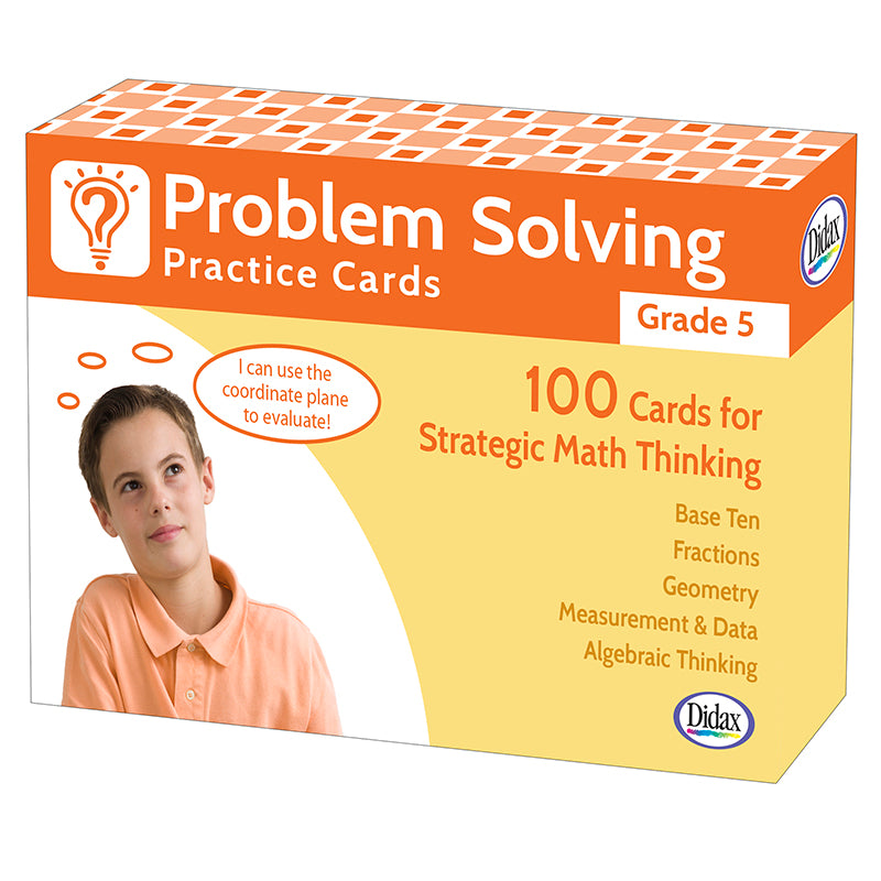 PROBLEM SOLVING PRACTICE CARDS GR 5