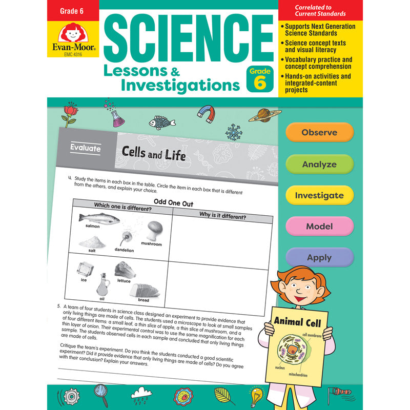 SCIENCE LSSNS & INVESTIGATIONS GR 6