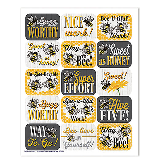 Motivate students to do their best with words of encouragement printed on bright and colorful Eureka Success Stickers.                                                                                                                                                        120 self-adhesive stickers. Individual sticker measures 1 3/8" x 1".