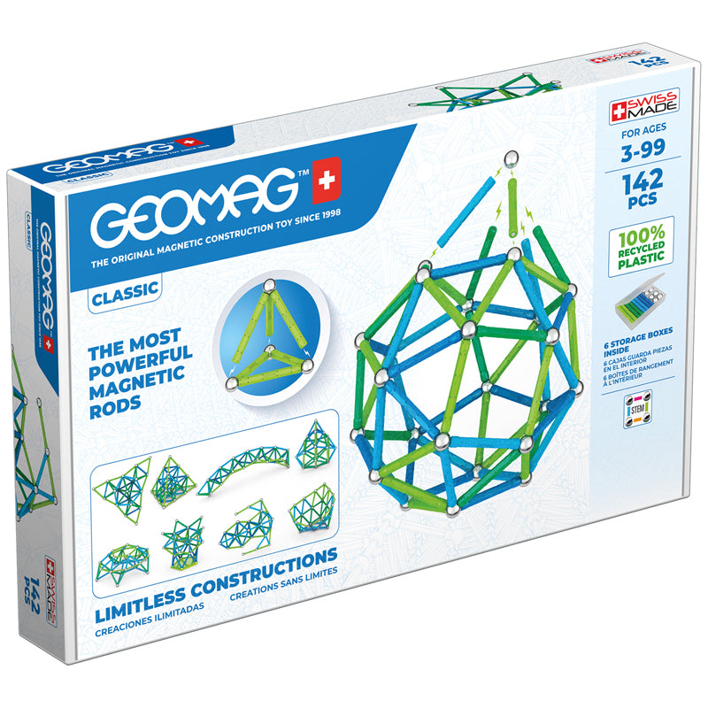 GEOMAG GREEN LINE COLORS 142 PIECES