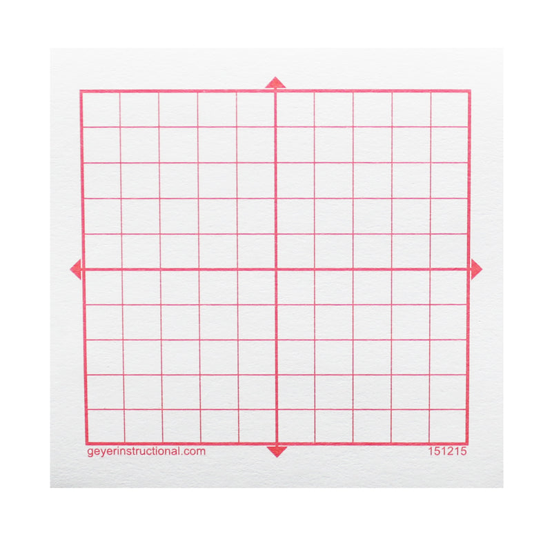 GRAPHNG POST IT NOTES XY AXIS 10X10