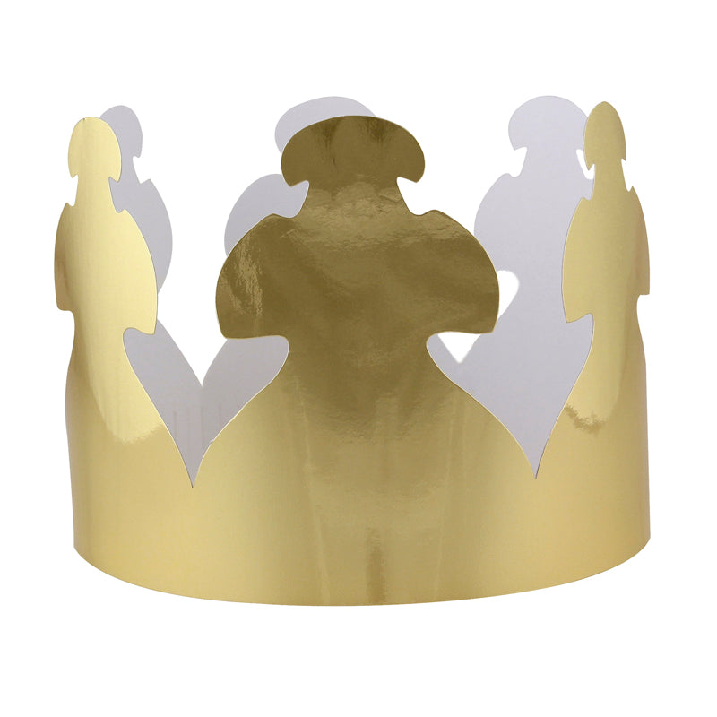 BRIGHT GOLD TAG CROWNS 24CT