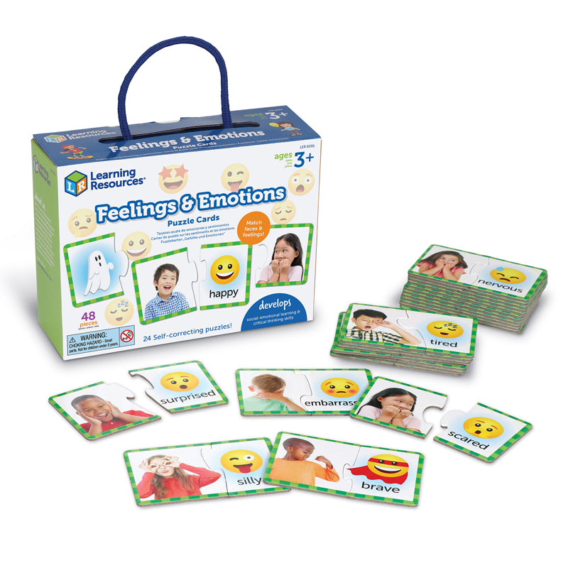 FEELINGS & EMOTIONS PUZZLE CARDS