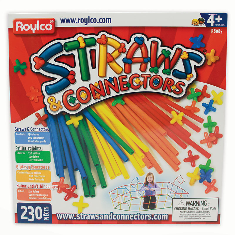 STRAWS & CONNECTORS 230 PIECES
