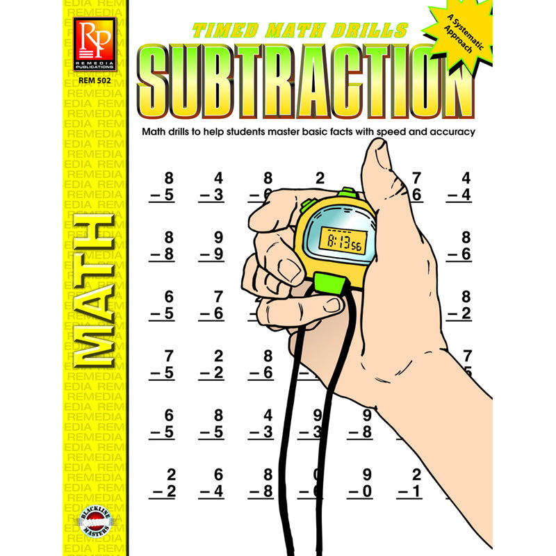 TIMED MATH DRILLS SUBTRACTION