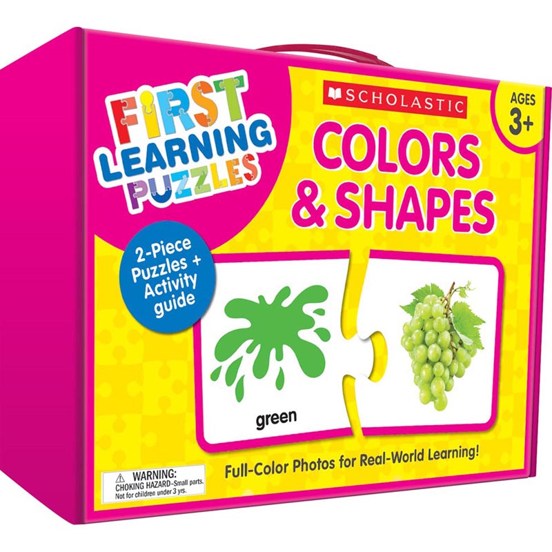 FIRST LEARNING PUZZLES COLRS&SHAPES